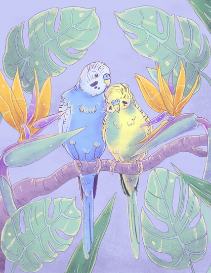 Tropical Parakeets