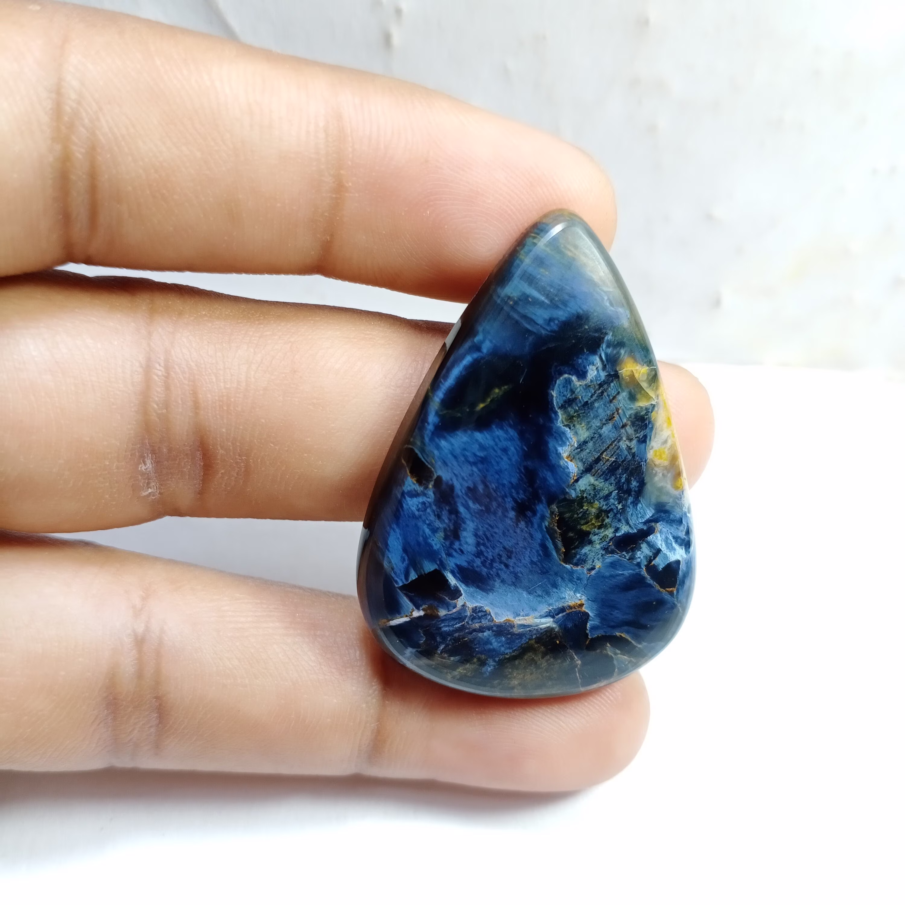 Very Rare Pietersite Cabochon Top Quality Gemstone Hand Polish Loose Stone Semi Precious Stone 57 Ct. 42 X 30 6 Mm #a3047