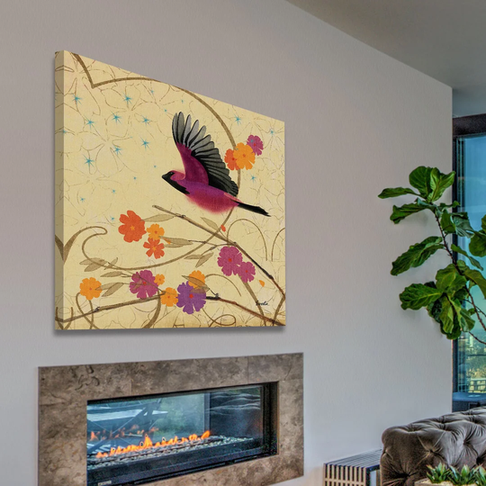 Hooded Oriole Ii by Evelia - Wrapped Canvas Graphic Art Print