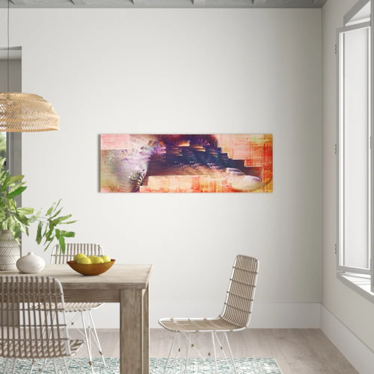 Enigma Panorama Abstract 322 Graphic Art Print on Canvas