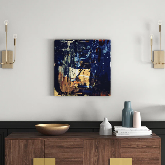 Enigma Abstract 950 Graphic Art Print on Canvas