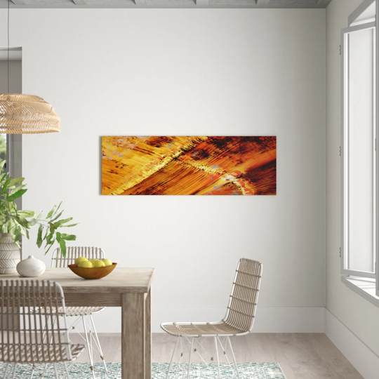 Enigma Panorama Abstract 618 Graphic Art Print on Canvas