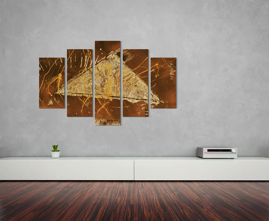 Enigma Abstract 724 Graphic Art Print Multi-Piece Image on Canvas