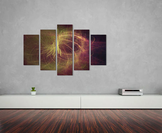 Enigma Scultpure Abstract 1164 Graphic Art Print Multi-Piece Image on Canvas