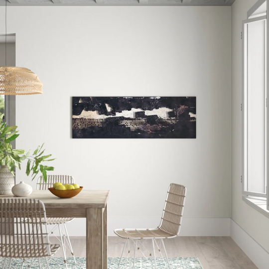 Enigma Panorama Abstract 842 Graphic Art Print on Canvas