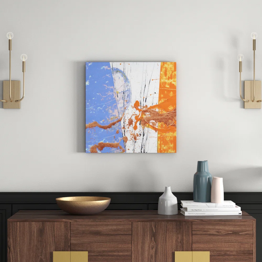 Enigma Abstract 698 Graphic Art Print on Canvas