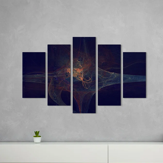 Enigma Scultpure Abstract 1036 Graphic Art Print Multi-Piece Image on Canvas