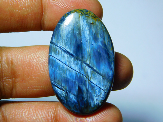 Aaa Rare Pietersite Gemstone, Natural Cabochon, Top Quality Loose Stone 49Cts.(41x24mm