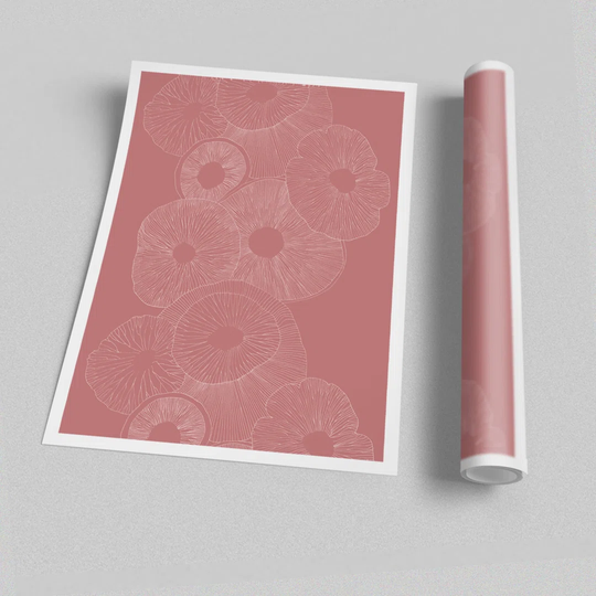 Intertwine - Graphic Art Print on Paper