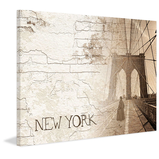 New York Sunday by Irena Orlov - Wrapped Canvas Graphic Art Print
