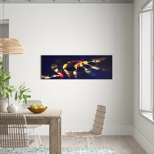 Enigma Panorama Abstract 354 Graphic Art Print on Canvas