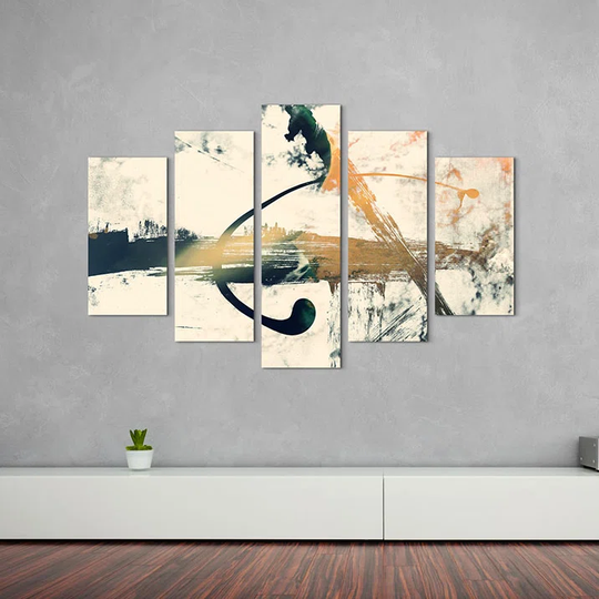 Enigma Abstract 991 Graphic Art Print Multi-Piece Image on Canvas