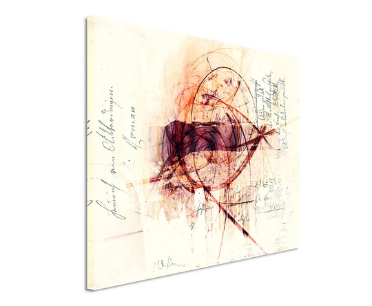 Enigma 1425 Abstract Graphic Art Print on Canvas