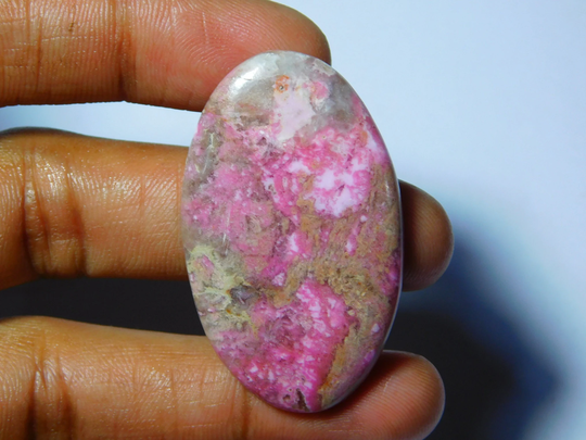 Natural Pink Opal Gemstone Gorgeous Cabochon Excellent Quality Loose Stone 54Cts.(43x26mm