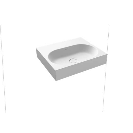 White Steel Enamel Rectangular Wall Hung Basin Bathroom Sink