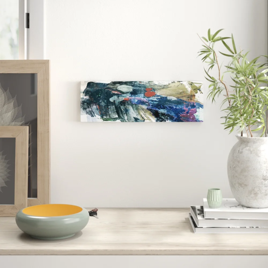 Enigma Panorama Abstract 835 Graphic Art Print on Canvas