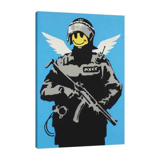 Acid Soldier by Banksy - Wrapped Canvas Graphic Art Print