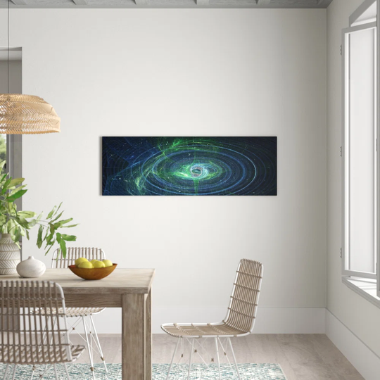 Enigma Panorama Abstract 1081 Graphic Art Print on Canvas