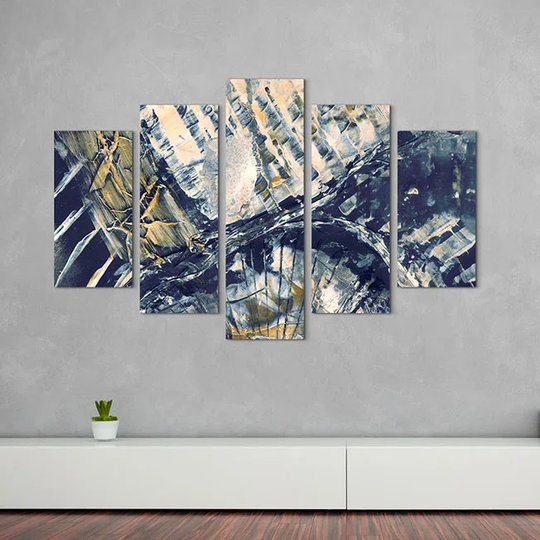 Enigma Abstract 871 Graphic Art Print Multi-Piece Image on Canvas