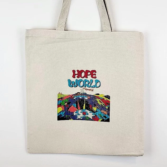 Hope World Tote Bag, J Bag