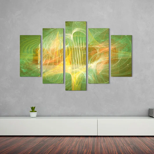 Enigma Sculpture Abstract 1076 Graphic Art Print Multi-Piece Image on Canvas