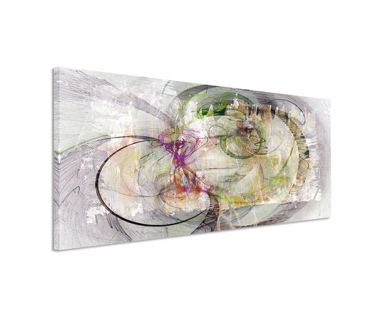 Panorama Abstract 1329 Graphic Art Print on Canvas