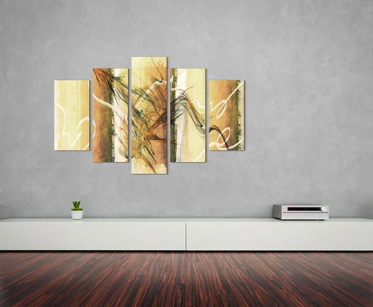 Enigma Scultpure Abstract 1338 Graphic Art Print Multi-Piece Image on Canvas