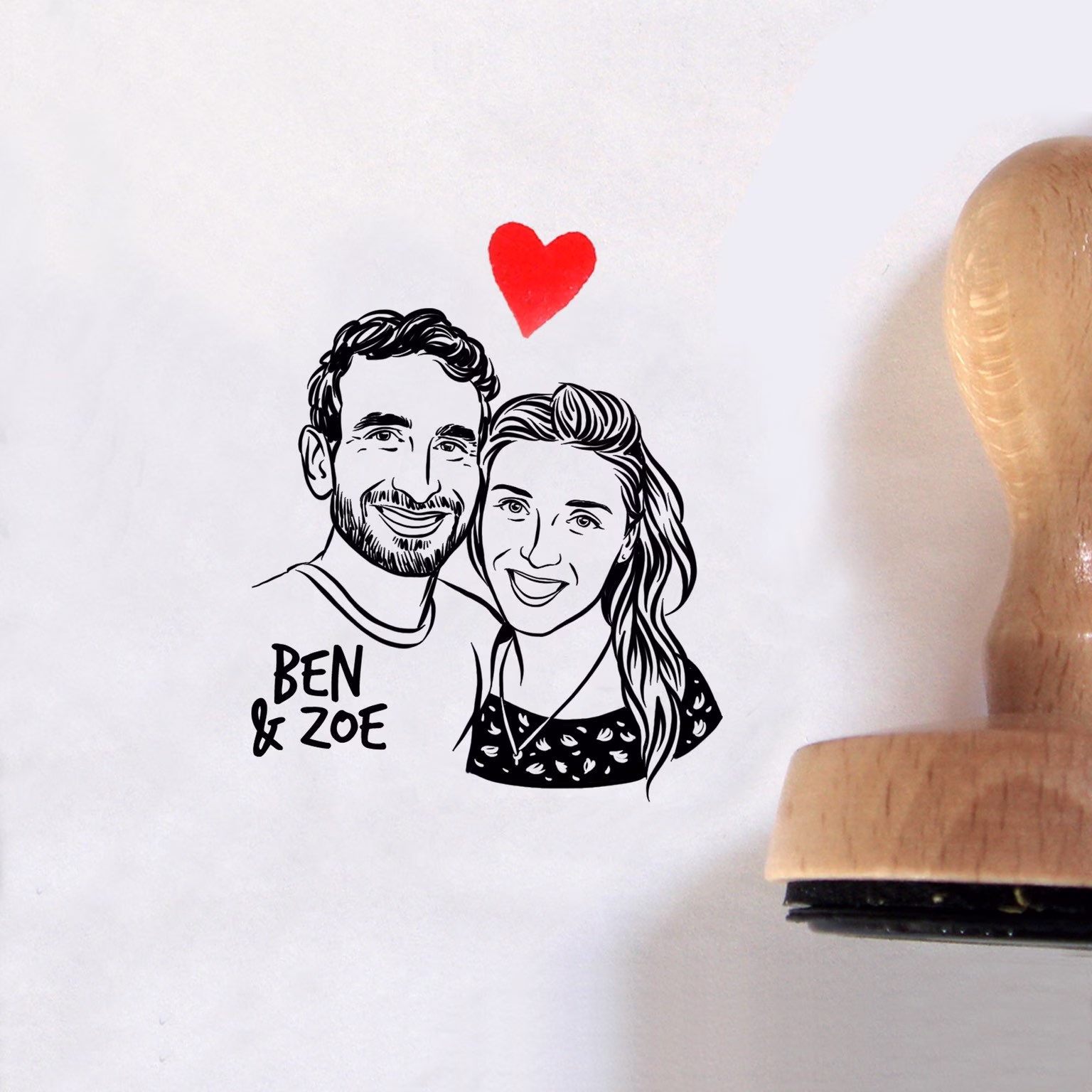 Valentine's Day Gift Face Stamp For Personalize Wedding