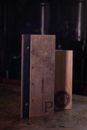 Custom Wood Menu Cover, Board, Holder, Wooden Menu, Restaurant
