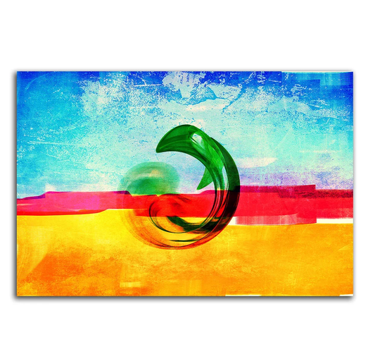 Enigma Abstract 036 Graphic Art Print on Canvas