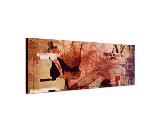 Enigma Panorama Abstract 259 Graphic Art Print on Canvas
