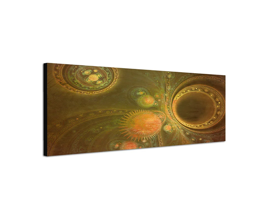 Panorama Abstract 485 Graphic Art Print on Canvas