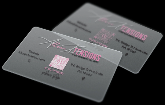 Personalized Card For Business, PVC Card, Plastic , Unique Business 500 Pcs