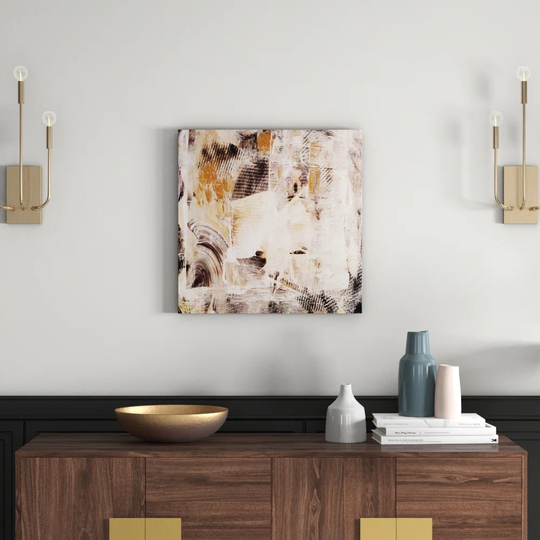 Enigma Abstract 747 Graphic Art Print on Canvas