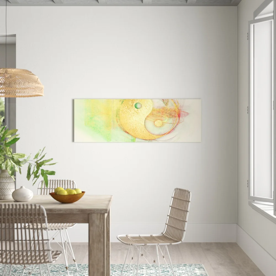 Enigma Panorama Abstract 340 Graphic Art Print on Canvas