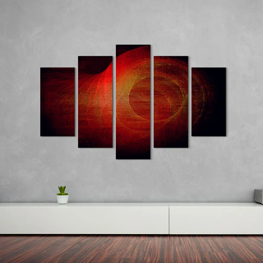 Enigma Abstract 1473 Graphic Art Print Multi-Piece Image on Canvas