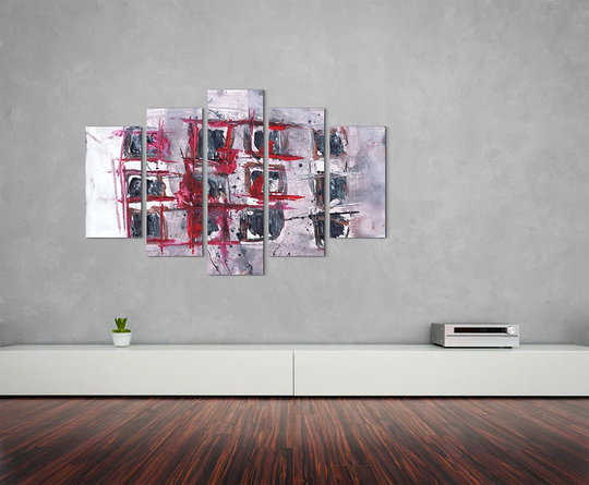 Enigma Abstract 568 Graphic Art Print Multi-Piece Image on Canvas