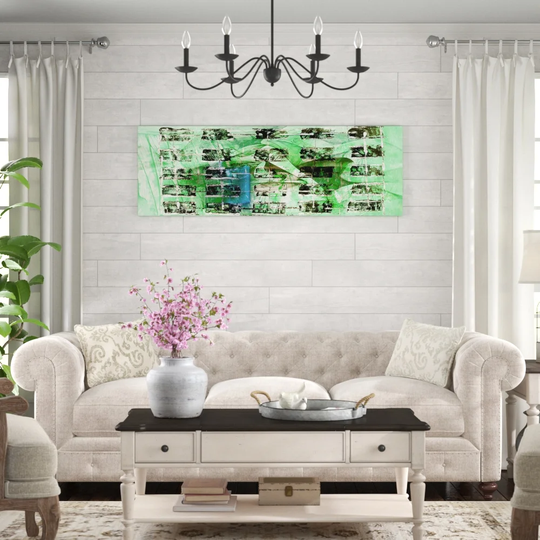 Enigma Panorama Abstract 1402 Graphic Art Print on Canvas