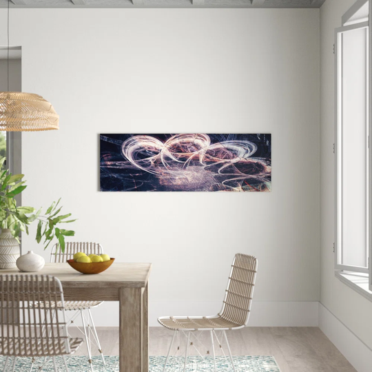 Enigma Panorama Abstract 1196 Graphic Art Print on Canvas