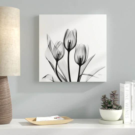 Tulips - Wrapped Canvas Graphic Art Print
