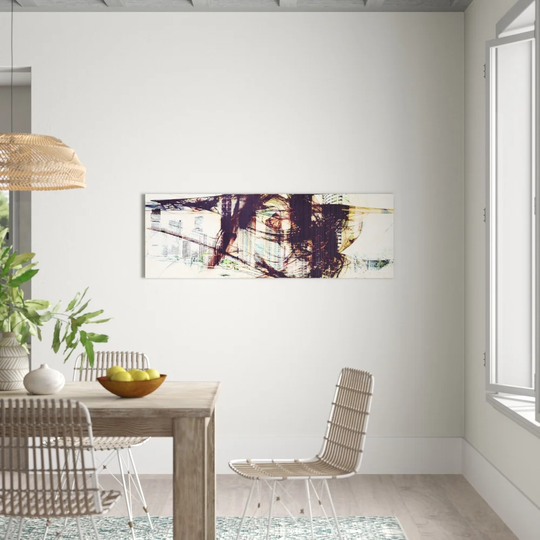 Enigma Panorama Abstract 330 Graphic Art Print on Canvas