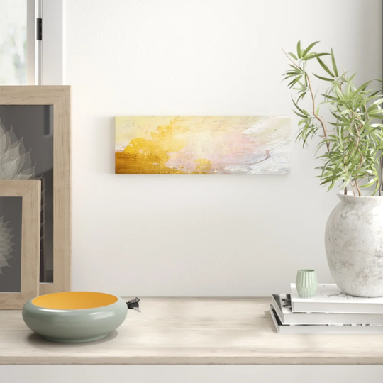 Panorama Abstract 639 Graphic Art Print on Canvas