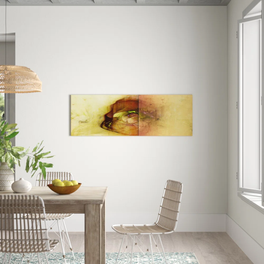 Enigma Panorama Abstract 399 Graphic Art Print on Canvas