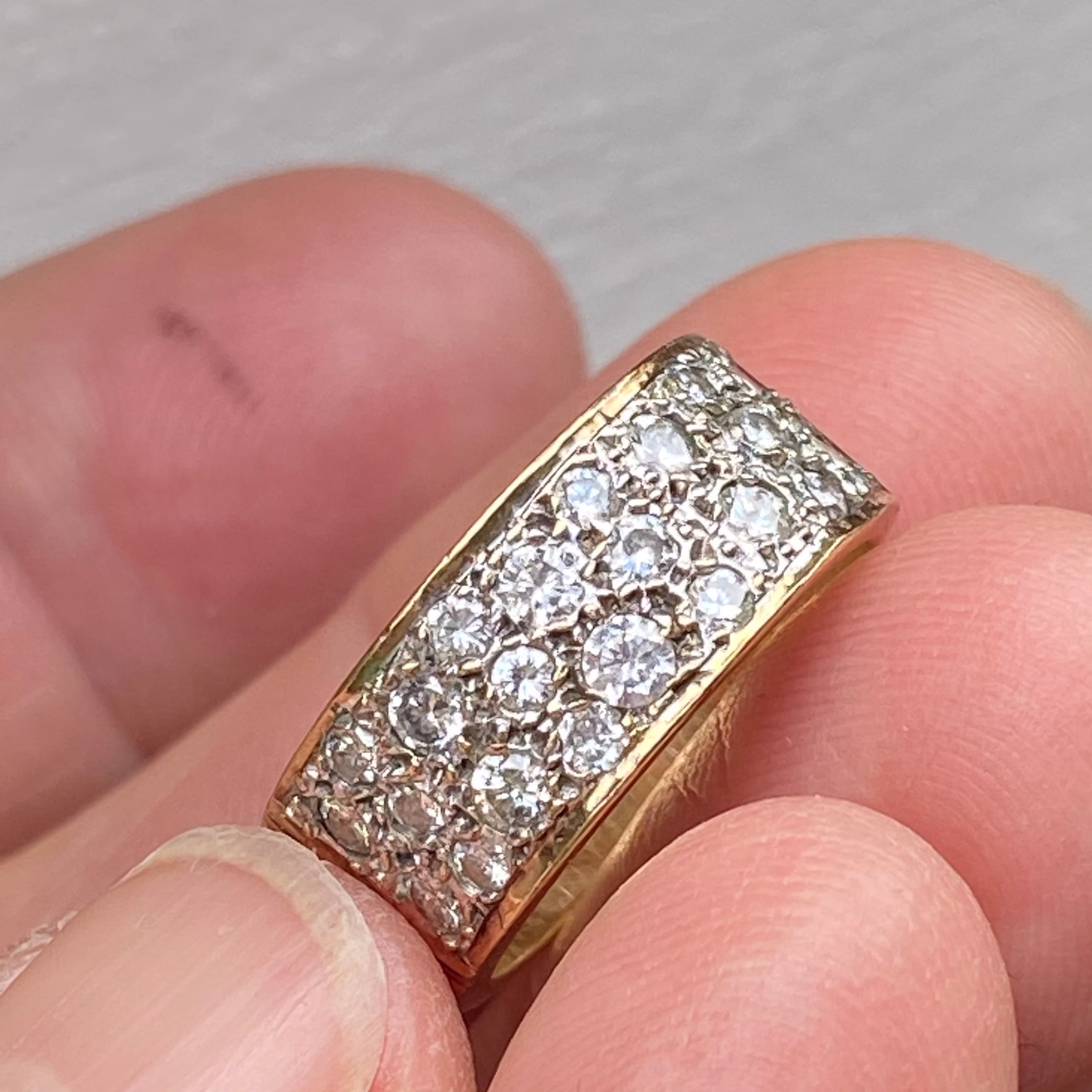 Vintage Diamond Ring , 1970's | Approx 0.86Ct