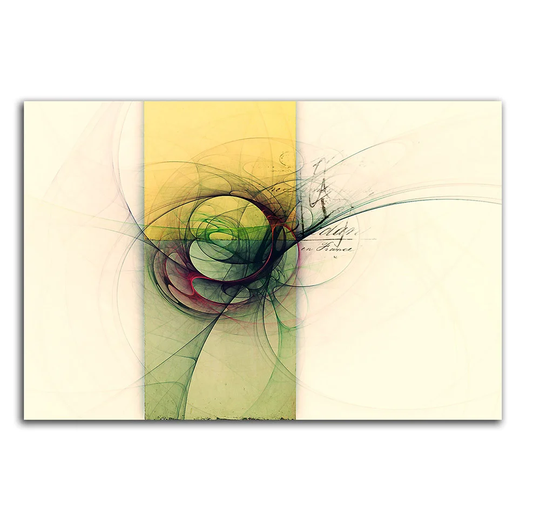 Enigma 069 Abstract Graphic Art Print on Canvas