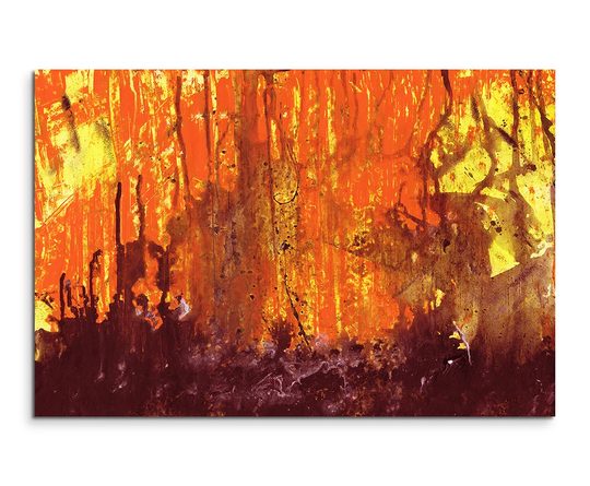 Enigma 633 Abstract Graphic Art Print on Canvas