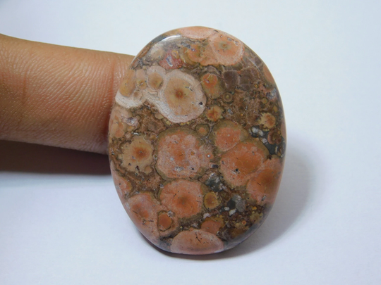 Beautiful Quality Poppy Jasper Cabochon Natural Jewelry Making Gemstone Handmade Loose Stone Semi Precious 47 Ct 38x30 Mm #785