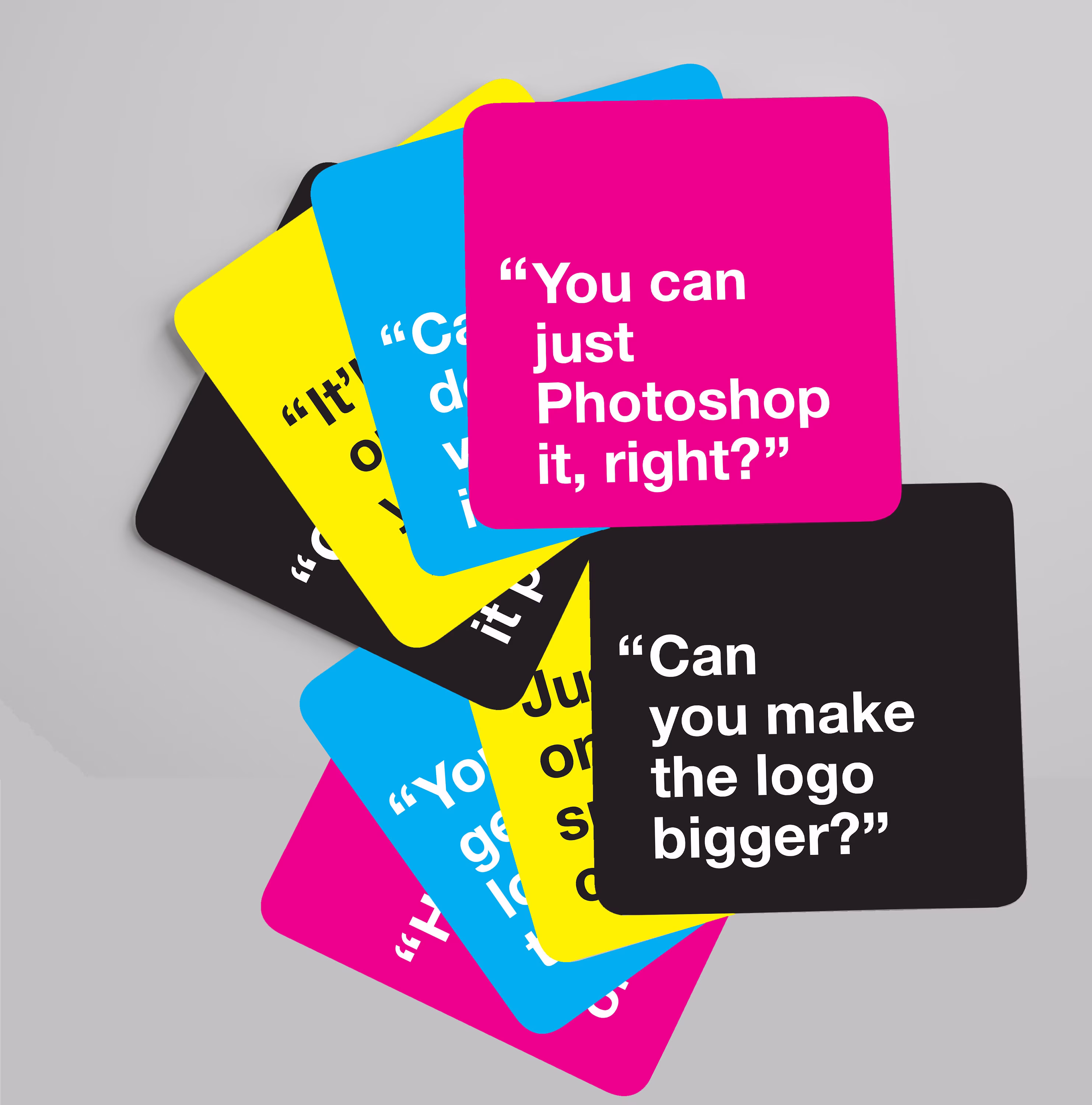 Graphic Design Coasters Set Of 8