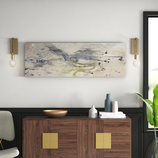 Enigma Panorama Abstract 1053 Graphic Art Print on Canvas