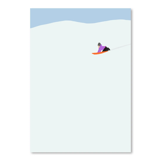 Sledder by Jorey Hurley - Unframed Graphic Art Print on Paper
